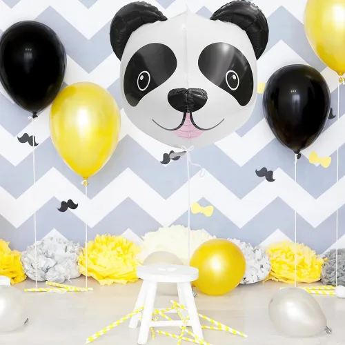 Miniatura 2 de Globo de elefante 4D, vida silvestre, selva, bosque, safari, suministros de fiesta de animales, paquete de 4 globos gigantes de cabeza de elefante