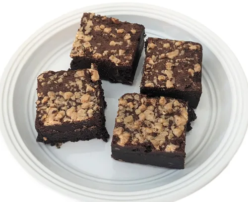 Miniatura 14 de Ruth's Caramel Swirl Brownies extra fudgy Brownies 1 docena - Golosinas horneadas gourmet Delicioso regalo con los mejores ingredientes