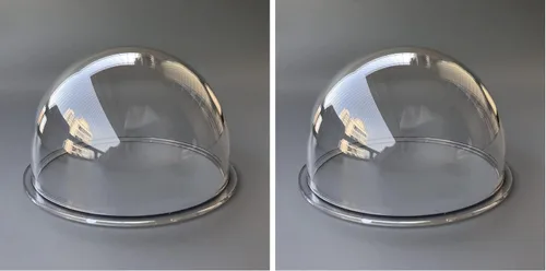 Miniatura 10 de 4.3 pulgadas al aire libre impermeable policarbonato PC cubierta de bola transparente de vigilancia aumentada cámara CCTV cúpula carcasa protectora