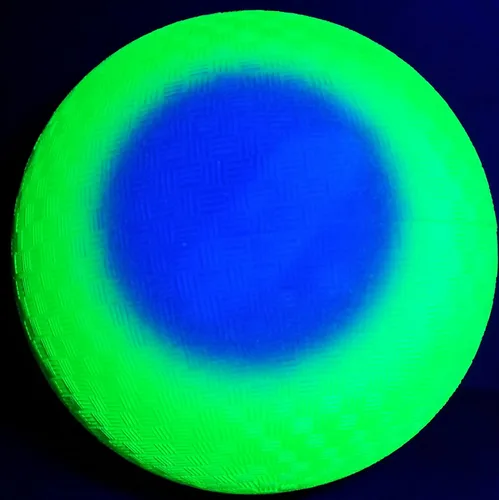 Miniatura 6 de Bola de neón arco iris, 9 pulgadas