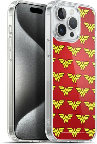 Miniatura 120 de Head Case Designs Funda de gel suave con licencia oficial de Wonder Woman DC Comics Classic Logos compatible con Apple iPhone 7 Plus/iPhone 8 Plus