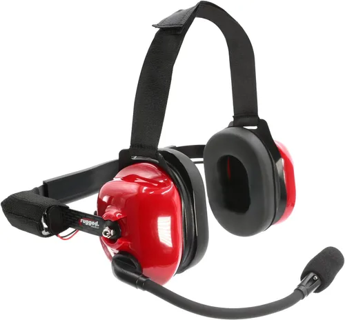 Miniatura 5 de Rugged Radios Par de auriculares NASCAR enlazables detrás de la cabeza para radios de carreras de fanáticos de carreras, comunicaciones electrónicas