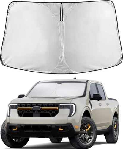 Miniatura 130 de EcoNour Parasol para parabrisas compatible con Hyundai Tucson 2016-2019 2020 2021, visera solar para parabrisas delantero y ventana, bloqueador