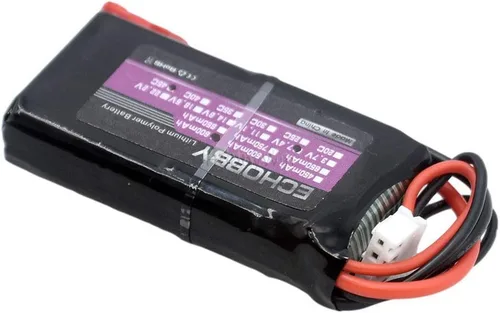 Miniatura 7 de 7.4V 2S 600mAh 45C LiPo Batería JST Plug para RC Modelo Avión Helicóptero Multirotor FPV Drone RC Quadcopter