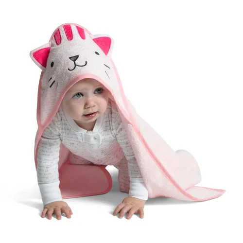 Miniatura 7 de Delta Children Toalla de baño con capucha personalizada para bebé/lactante - Super suave y absorbente - Esencial para recién nacido - Regalo ideal