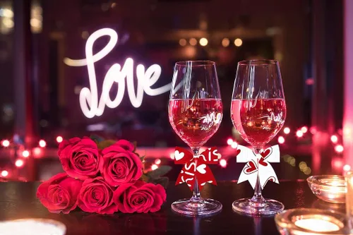 Miniatura 5 de ALIBBON Cinta roja para decoración del día de San Valentín, 12 yardas de 3/8 pulgadas, cinta de satén decorativa de grogrén para boda, regalo