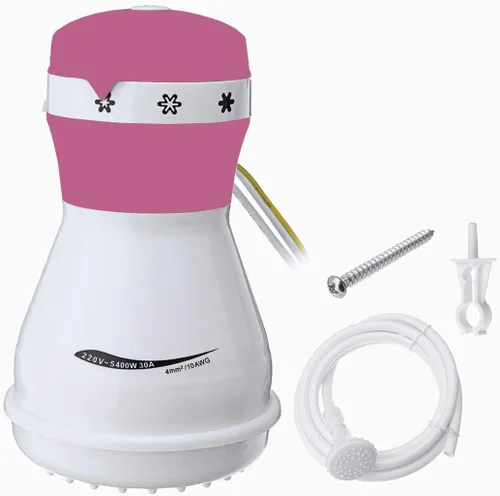 Calentador de cabezal de ducha eléctrico de 5400 W, calentador de agua instantáneo, ducha eléctrica, 110 V, calentador de agua sin tanque, eléctrico