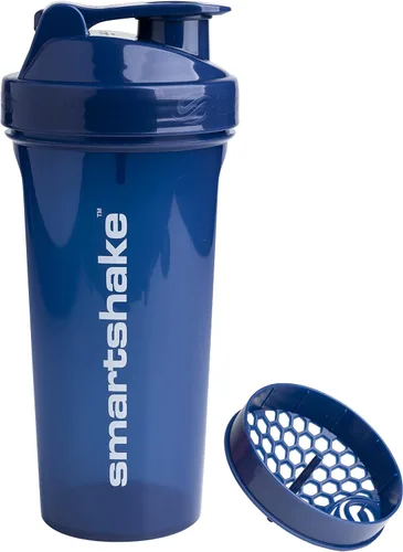 Miniatura 13 de Smartshake O2GO ONE - Botella mezcladora de proteínas de plástico de 27.1 fl oz, 27 onzas, tapa de rosca a prueba de fugas, sin BPA, unisex