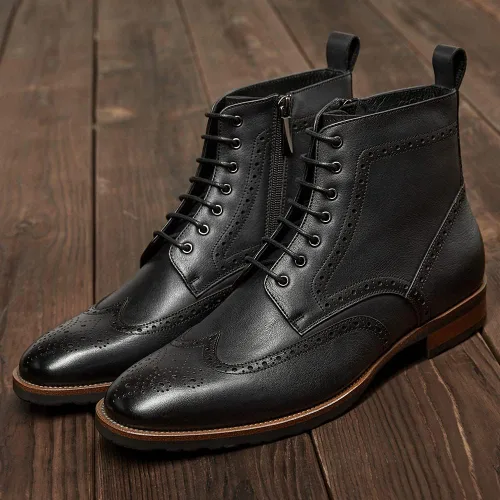 Miniatura 2 de Botas Oxford casuales para hombre, botas de vestir Chukka para hombre