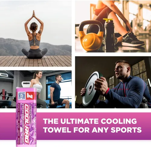 Miniatura 4 de Cool RAG - Toalla de enfriamiento extremo para aliviar el calor, toalla de enfriamiento de PVA para entrenamiento, gimnasio, correr y para otros