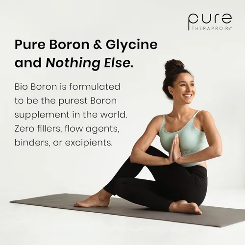Miniatura 7 de Pure TheraPro Rx Bio Boron - Boro de glicina bororgánica para hombres y mujeres – Fórmula premium para la salud ósea, flexibilidad
