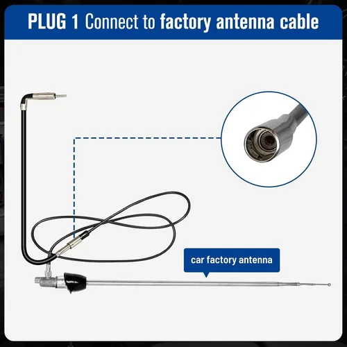 Miniatura 8 de Anina Extensión de Antena FM/AM de Fábrica de Automóvil de 9 pulgadas para Radio de Fábrica para GMC 1993-2006, Chevrolet 1988-2012, Pontiac