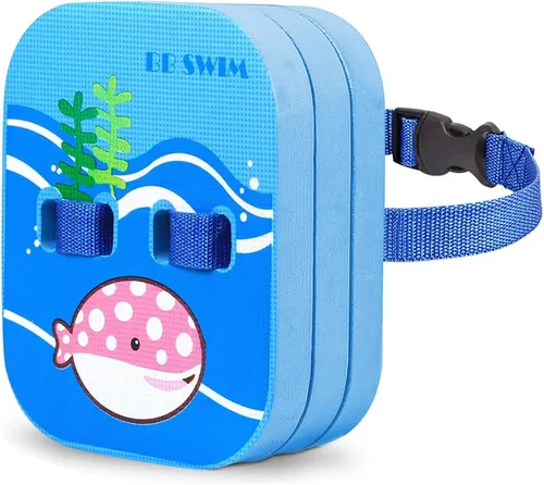 Miniatura 9 de Flotador trasero de seguridad para natación con 3 capas ajustables cinturones de natación impermeables dispositivo para niños flotadores de natación