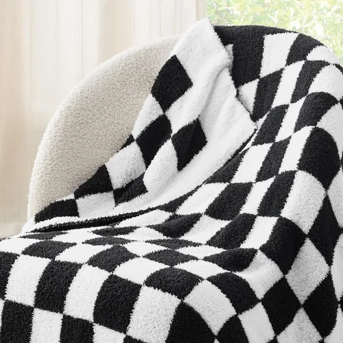 Miniatura 14 de Bedsure Manta Decorativa de Otoño para Sofá - Súper Suave, Acogedora y Cálida Manta de Punto Esponjosa, Transpirable, GentleSoft, Ligera para Cama