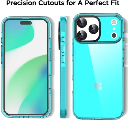 Miniatura 86 de AICase Funda protectora para iPhone 16 compatible con iPhone 16, delgada, ligera, transparente [no amarillenta] Diseño vibrante