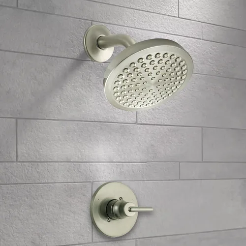 Miniatura 7 de Cabezal de ducha de lluvia de alta presión, cabezal de ducha de lluvia de alto flujo, aspecto moderno de lujo, cabezales de ducha de baño que Níquel