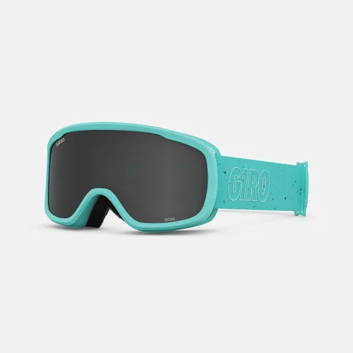 Giro Moxie Asian Fit - Gafas de esquí para mujeres y jóvenes, correa de mica azul esmaltada con lentes ultra negro/amarillo