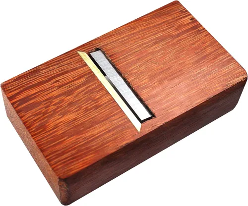 Miniatura 4 de Cepilladora de mano, cepilladora plana de mano de bloque perfecta para carpintería, recorte, cepillado de madera, alisado de superficies Rojo-4