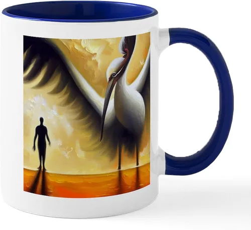 Miniatura 22 de CafePress Mug Stork - Taza de café de cerámica (11.0 fl oz)