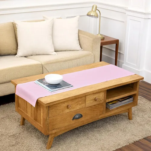 Miniatura 58 de Solino Home - Camino de mesa de lino, amarillo limón cambray, 14 x 120 pulgadas, Athena, lavable a máquina y de 100% lino europeo hecho a mano 15
