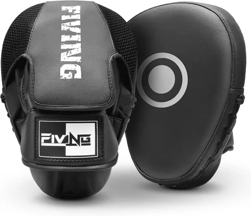 Miniatura 9 de Almohadillas de boxeo para hombres, mujeres y niños, manoplas de cuero para artes marciales, entrenamiento de boxeo, manoplas curvadas para karate