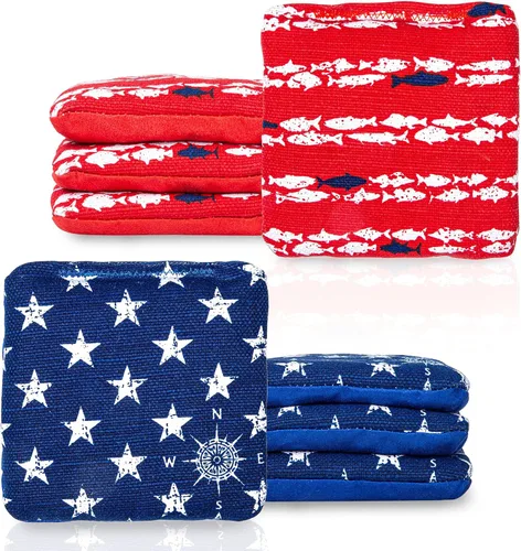 Miniatura 11 de Play Platoon Tournament Series Bolsas de Cornhole - Bolsas de Estilo Profesional de Doble Cara con Lado Resbaladizo y Pegajoso - Juego de 8