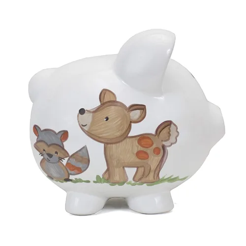 Miniatura 27 de Child to Cherish Cerdito de cerámica, diseño de globo aerostático
