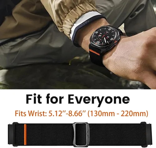 Miniatura 7 de Lamshaw Compatible con correas de reloj Moto Watch 120, 0.787 in, 0.866 in, correas de repuesto de nailon ajustables de liberación rápida Solo Loop