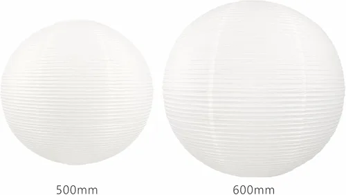 Miniatura 7 de Abajur grande de papel redondo blanco de 23 pulgadas, linternas chinas, linterna de papel colgante, decoración de interiores