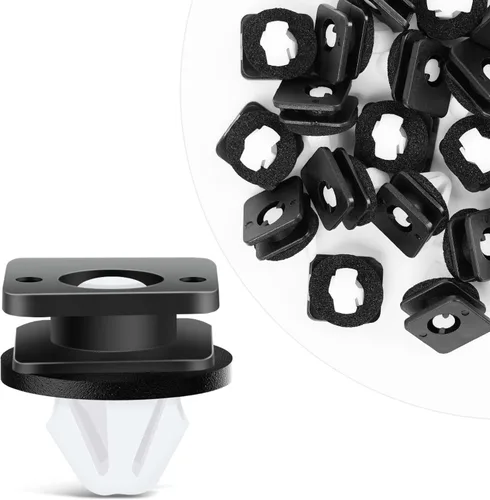 Miniatura 12 de GOOACC 100 Piezas Clip de Revestimiento de Guardabarros Tipo Empuje Retenedor de Nailon Sujetador de Repuesto para Dodge 1996-2015 Jeep Grand 100