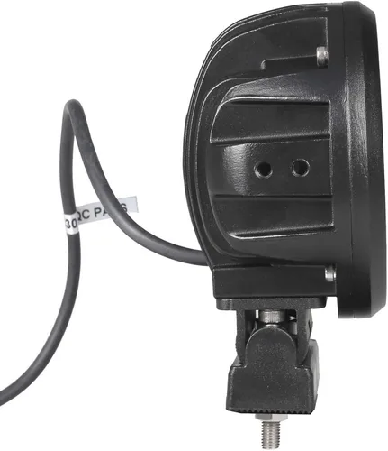 Miniatura 6 de Lightronic Luces de trabajo LED redondas todoterreno de 4 pulgadas, haz de inundación blanco frío de 6000 K, carcasa de aluminio resistente