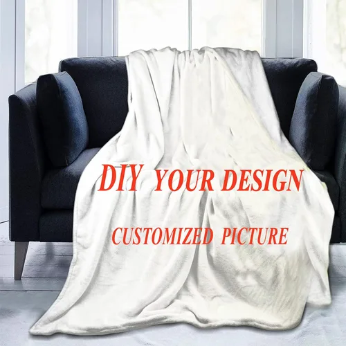 Miniatura 7 de IEK Mantas personalizadas con fotos, texto, manta personalizada con imagen, manta personalizada para hermana, manta de fotos personalizada con mis