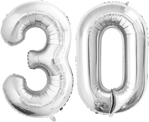 Miniatura 406 de Goer, conjunto de globos de papel aluminio para decoraciones de cumpleaños, globos de las letras de feliz cumpleaños y de números Oro