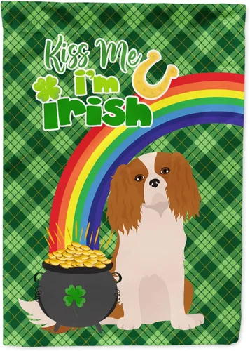 Miniatura 97 de Caroline's Treasures WDK4731GF - Bandera decorativa para jardín del día de San Patricio, color negro y tostado, Airedale Terrier, para jardín
