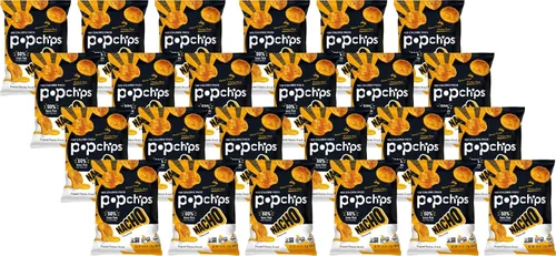 Miniatura 9 de Popchips Paquete variado de papas fritas, porciones individuales de 0.8 onzas (paquete de 24), 4 sabores: 8 sal marina, 8 barbacoa, 4 crema agria