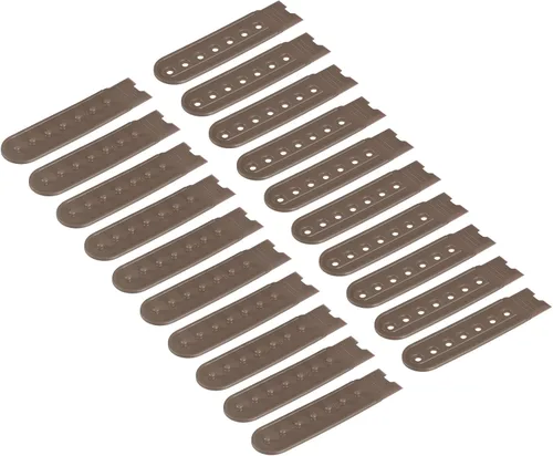 Miniatura 46 de uxcell Tapa de correa Snapback, agujeros de plástico ajustable sombrero broche hebilla reemplazo para reparación de tapas