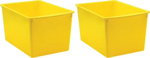 Miniatura 3 de Teacher Created Resources® Cubo multiusos de plástico amarillo
