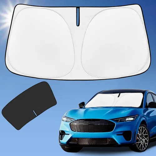 Miniatura 23 de para Dodge RAM 1500 2019-2024 2025 2026 Parasol Parasol para Parabrisas Cubierta - 4 Capas Parasol para Ventana Delantera para RAM1500 2Puertas