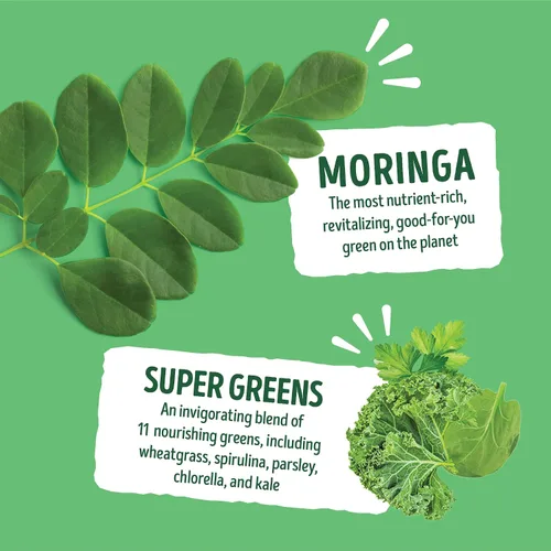 Miniatura 7 de Kuli Kuli Super Energy Gummies - Suplementos energéticos con moringa, estimulante de energía natural sin cafeína, 60 gomitas de moringa sin OGM, sin