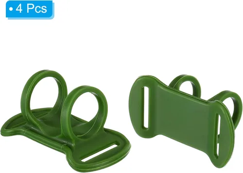 Miniatura 3 de PATIKIL Soporte para linterna frontal, 4 piezas de silicona suave de alta elasticidad, manos libres, soporte de repuesto para linterna exterior
