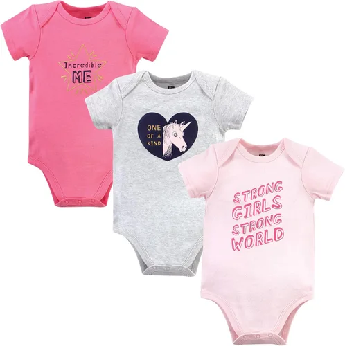 Miniatura 394 de Hudson Baby baby-girls Cotton Bodysuits 3-pack