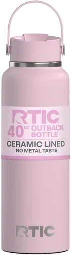 Miniatura 33 de RTIC - Botella de agua Outback de 32 oz (1 L), con revestimiento de cerámica, aislada, de acero inoxidable, doble pared con aislamiento al vacío