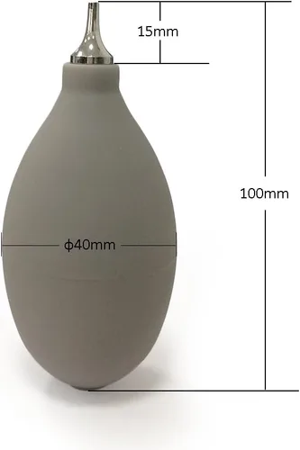 Miniatura 3 de Bomba de bombilla de goma para soplador de aire, soplador de aire para audífonos y soplador de moho (gris)