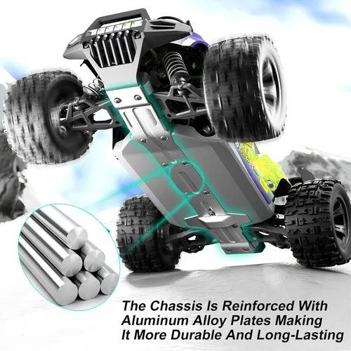 Miniatura 4 de Coche RC de alta velocidad 4WD a escala 1:18, camión de control remoto todoterreno de 25 MPH para adultos y adolescentes, vehículo eléctrico todo
