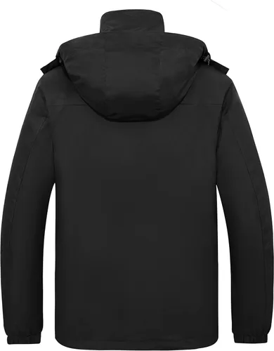 Miniatura 2 de Wantdo - Chaqueta de esquí 3 en 1 para hombre, impermeable, forro extraíble