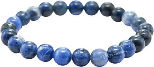 Miniatura 143 de Amazing Gemstone Pulsera de cristal para mujeres y hombres, pulsera de cristal curativo de protección, pulsera elástica con cuentas de piedras