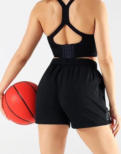 Miniatura 3 de NELEUS Pantalones cortos de correr ligeros para mujer, pantalones cortos atléticos de entrenamiento para yoga con bolsillo