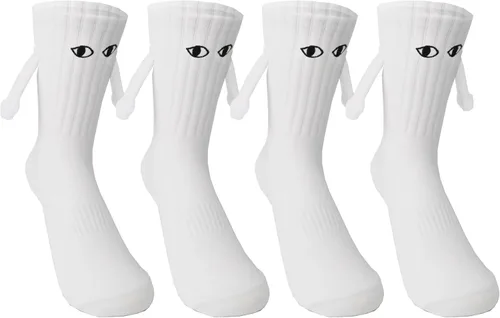 Calcetines magnéticos en las manos divertidos para hombres para mujeres, amistad, parejas, mejores regalos, novio, novia