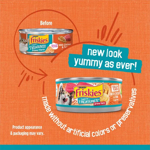Miniatura 2 de Alimento húmedo para gatos Tasty Treasures de Purina (24, 5.5 onzas)