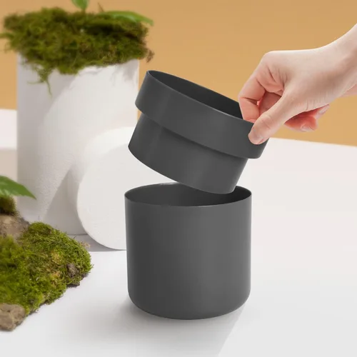 Miniatura 5 de Caja Fuerte Oculta en Forma de Maceta (Negro)